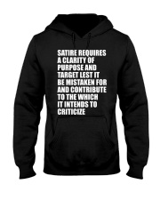Satire requires a clarity LIMITED EDITION Hooded Sweatshirt tile