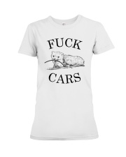 Funny Fuck Cars Premium Fit Ladies Tee tile