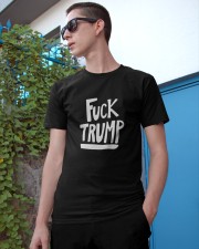 Funny Fuck Trump Classic T-Shirt apparel-classic-tshirt-lifestyle-17