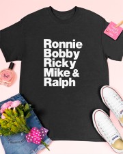 Ronnie Bobby Ricky Mike And Ralph Classic T-Shirt apparel-classic-tshirt-lifestyle-front-185