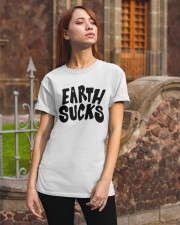 Earth Sucks LIMITED EDITION Classic T-Shirt apparel-classic-tshirt-lifestyle-06