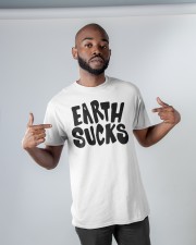 Earth Sucks LIMITED EDITION Classic T-Shirt apparel-classic-tshirt-lifestyle-front-32