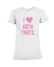 I heart Goth Thots Premium Fit Ladies Tee tile