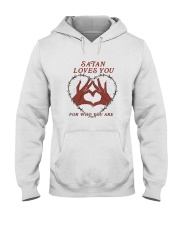 Satan Loves You LIMITED EDITION Hooded Sweatshirt tile