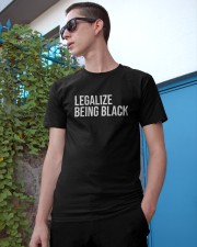 LEGALIZE BEING BLACK Classic T-Shirt apparel-classic-tshirt-lifestyle-17