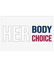 Her Body Her Choice Horizontal Poster tile
