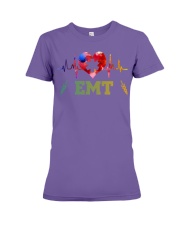 Sarcastic Funny EMT Paramedic T-Shirt Gift Premium Fit Ladies Tee tile