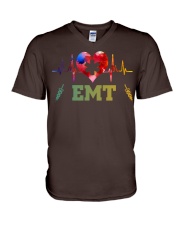 Sarcastic Funny EMT Paramedic T-Shirt Gift V-Neck T-Shirt tile