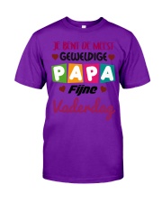JE BENT DE BESTE PAPA FIJNE EERSTE VADERDAG Tee Classic T-Shirt front