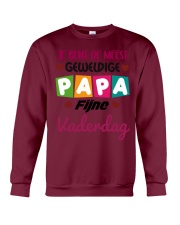 JE BENT DE BESTE PAPA FIJNE EERSTE VADERDAG Tee Crewneck Sweatshirt tile