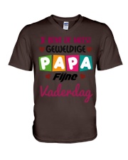 JE BENT DE BESTE PAPA FIJNE EERSTE VADERDAG Tee V-Neck T-Shirt tile