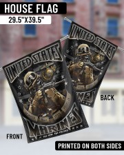 Veteran Marines 29.5"x39.5" House Flag aos-house-flag-29-5-x-39-5-ghosted-lifestyle-05