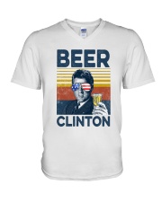 Beer Clinton V-Neck T-Shirt tile