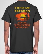 Vietnam Veteran Classic T-Shirt garment-tshirt-unisex-back-04
