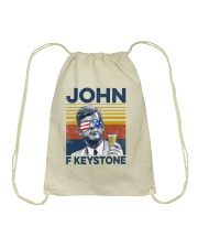 Beer John F Keystone Drawstring Bag tile