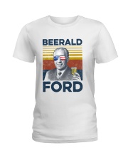 Beer Beerald Ford Ladies T-Shirt tile