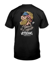 Veteran Never Give Up Classic T-Shirt back