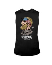 Veteran Never Give Up Sleeveless Tee tile