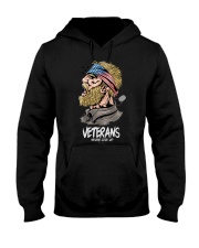 Veteran Never Give Up Hooded Sweatshirt tile