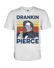 Beer Drankin Pierce V-Neck T-Shirt tile
