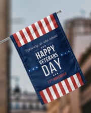 Happy Veterans Day Flag 11.5"x17.5" Garden Flag aos-garden-flag-11-5-x-17-5-lifestyle-front-17