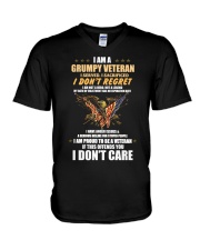 Grumpy Veteran V-Neck T-Shirt tile
