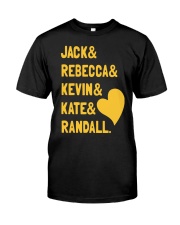 Jack Rebecca Kevin Kate Randall - Front Premium Fit Mens Tee thumbnail
