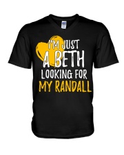 Beth Looking For Randall - Front V-Neck T-Shirt thumbnail