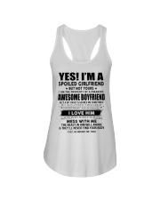 Spoiled Girlfriend KIM Ladies Flowy Tank tile
