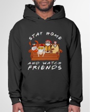 Stay Home New Hot Hooded Sweatshirt garment-hooded-sweatshirt-front-03