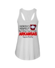 From Arkansas You're Pretty Ladies Flowy Tank tile