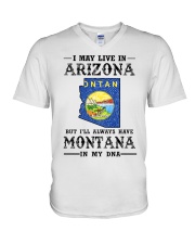 Live In Arizona Montana In My DNA MT0002 V-Neck T-Shirt tile