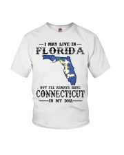 Live In Florida But Connecticut In My DNA Youth T-Shirt tile