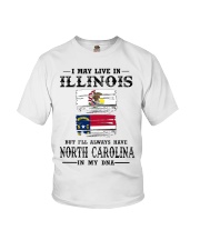 Live Illinois North Carolina In My DNA Youth T-Shirt tile
