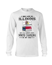 Live Illinois North Carolina In My DNA Long Sleeve Tee tile