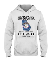 Live In Georgia But Utah In My DNA Hooded Sweatshirt tile