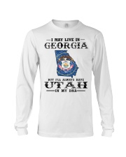 Live In Georgia But Utah In My DNA Long Sleeve Tee tile