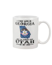 Live In Georgia But Utah In My DNA Mug tile