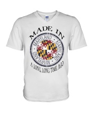 Made In Maryland MR0193 V-Neck T-Shirt tile