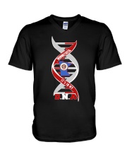 Minnesota It's In My DNA V-Neck T-Shirt tile