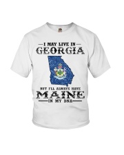 Live In Georgia But Maine In My DNA Youth T-Shirt tile
