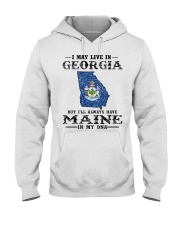 Live In Georgia But Maine In My DNA Hooded Sweatshirt tile