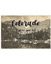 KT0001 Colorado A Place Your Feet May Leave 17x11 Poster front