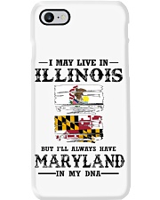 Live Illinois Maryland In My DNA Phone Case tile