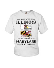 Live Illinois Maryland In My DNA Youth T-Shirt tile