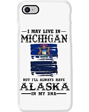 Live Michigan Alaska In My DNA Phone Case tile