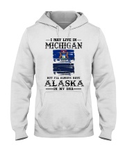 Live Michigan Alaska In My DNA Hooded Sweatshirt tile