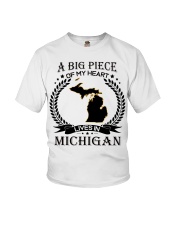 A Big Piece Of My Heart Lives In Michigan Youth T-Shirt tile