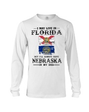 Live Florida Nebraska In My DNA Long Sleeve Tee tile