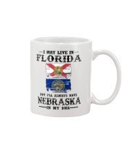 Live Florida Nebraska In My DNA Mug tile